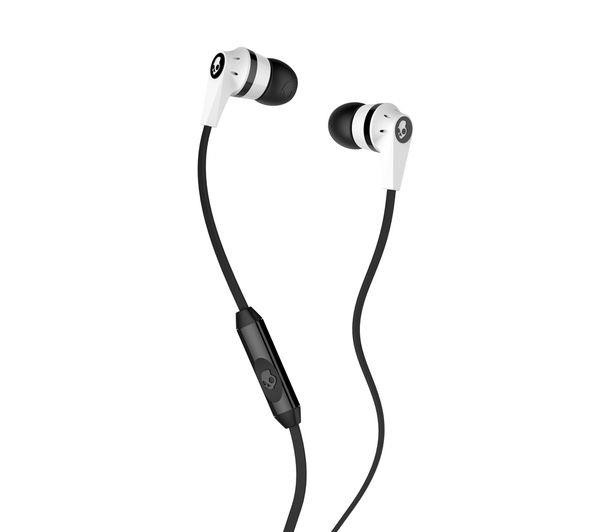 Skullcandy Ink'd 2.0 In Ear Wired Headphones With Mic - Black / White