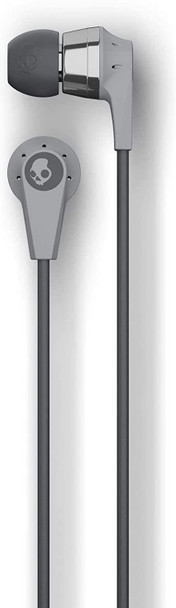 Skullcandy Ink'd Bluetooth Wireless Earbuds with Mic - Street / Grey / Chrome