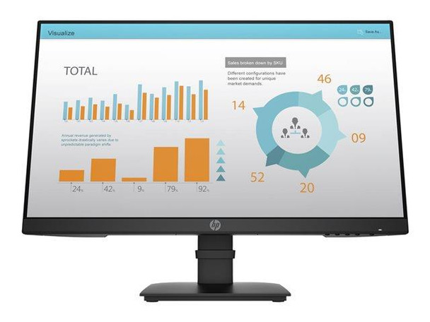 HP P24 G4 Full HD 1920 x 1080p 60Hz 23.8" IPS LED Monitor Black