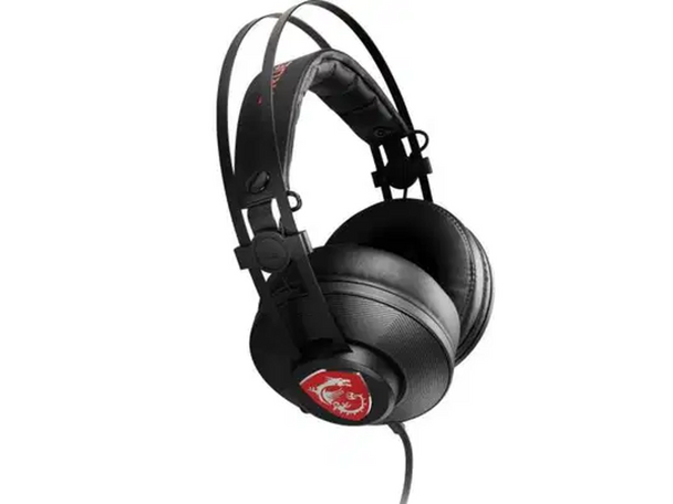 MSI H991 Wired Over Ear Gaming Headset - Black/Red