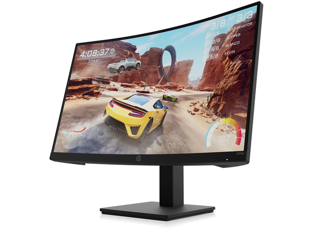 HP X27qc 27" QHD Gaming Monitor 165Hz Curved 2560x1440 AMD Freesync