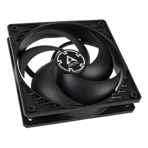 Arctic P12 Static Pressure 120mm 3 Pin Fan - Up to 1800rpm - Black