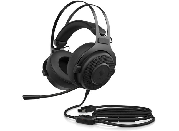 HP Omen Blast 7.1 Surround Over-Ear Wired Gaming Headset - Black