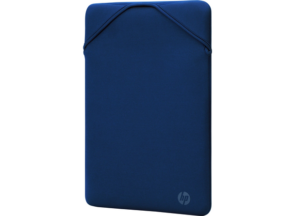 HP 14.1 Inch Protective Reversible Laptop Notebook Sleeve Case - Black & Blue