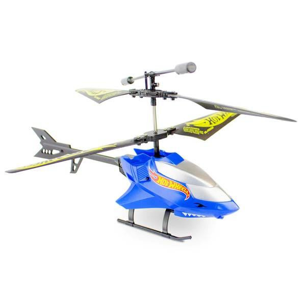 Hot Wheels RC Shark Bite 2 Channel Remote Control Gyro Helicopter Toy