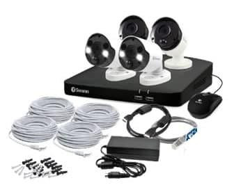 Swann 8-Channel 4K Ultra HD 2TB NVR CCTV Security System - 4 Cameras