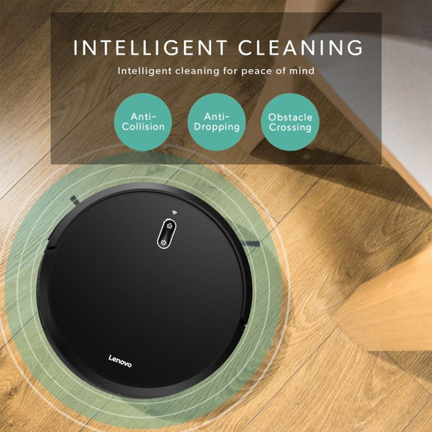 Lenovo E1 Robot Hoover Vacuum Cleaner & Mopping 1600Pa Suction 2600mAh Battery