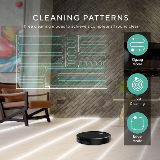 Lenovo E1 Robot Hoover Vacuum Cleaner & Mopping 1600Pa Suction 2600mAh Battery