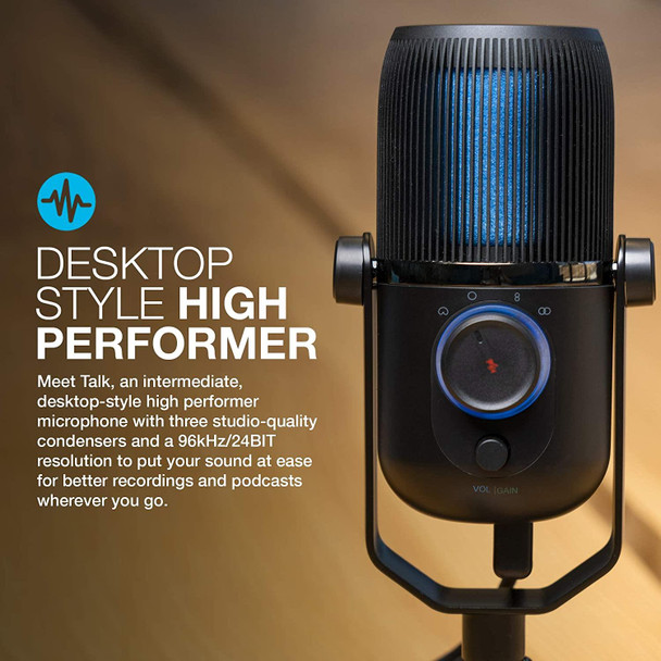 JLAB Talk USB Gaming Microphone 4 Directional Plug & Play, PC, PS4, PS5 & Laptop 96 kHz/24BIT Black – image 7
