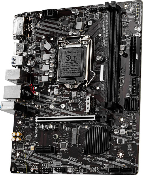 MSI H410M-A PRO Socket LGA 1200 DDR4 mATX Motherboard HDMI / DVI