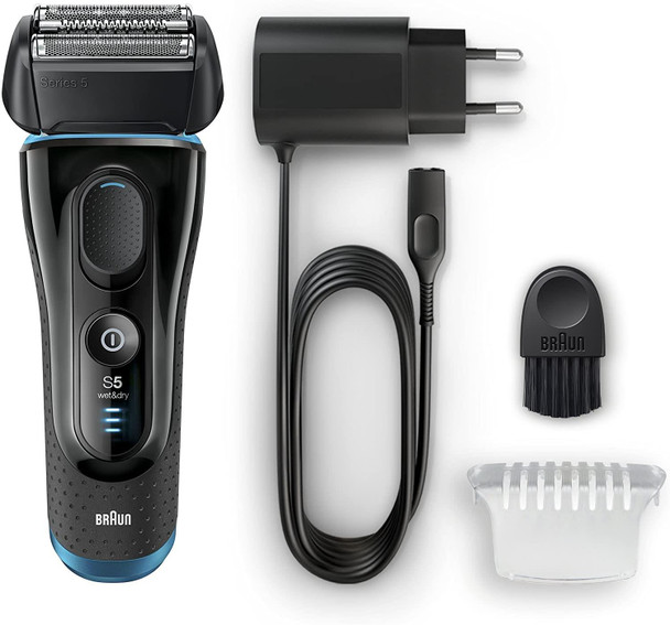 Braun Series 5 5140s Mens Electric Wet And Dry Foil Shaver & Precision Trimmer
