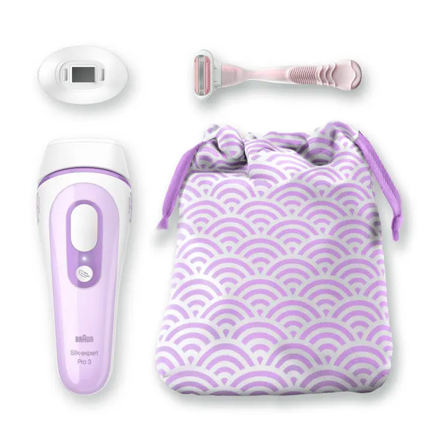 Braun Silk expert Pro 3 PL3132 IPL with Precision Head Venus Razor & Travel Bag