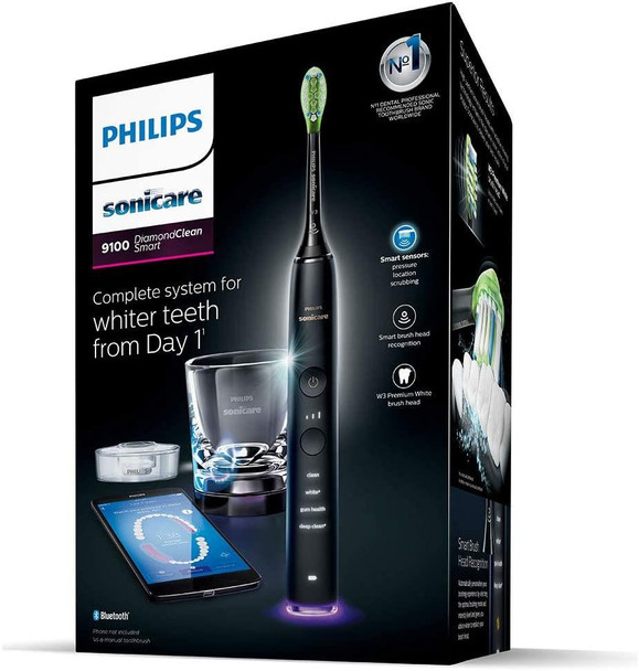 Philips Sonicare DiamondClean 9100 Smart Bluetooth Electric Toothbrush - Black