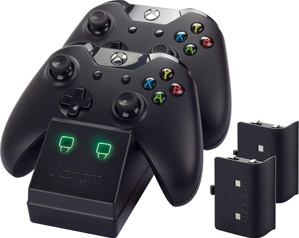 Venom Xbox One Twin Docking Station with 2 x Rechargeable Battery Packs