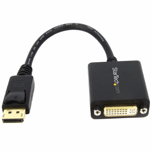 Startech DisplayPort 1.2 to DVI Display Adapter 1080p Video Converter Cable