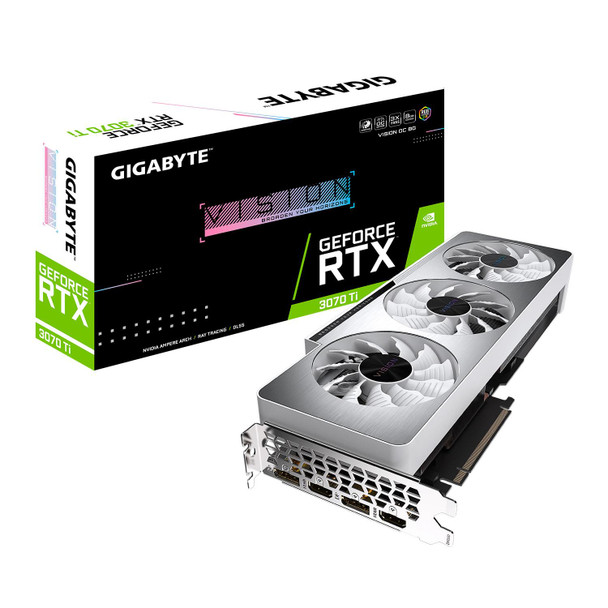 Gigabyte NVIDIA GeForce RTX 3070 Ti 8GB GDDR6X Vision OC Ampere Graphics Card