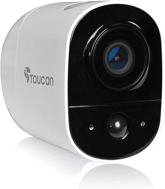 Toucan TWC200WU Full HD 1080p CCTV WiFi Smart Security Camera White