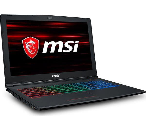 MSI GF62, Intel Core i5 8300H, 8GB, 256GB SSD, GTX 1050, 15.6" Laptop