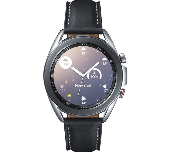 Samsung Galaxy Watch 3 4G LTE Health & fitness GPS Smartwatch Mystic Silver 41mm