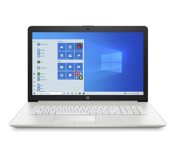 HP 17-by2501na 17.3" Laptop Intel Core i3 10110U 10th Gen 4GB RAM 1TB HDD Silver