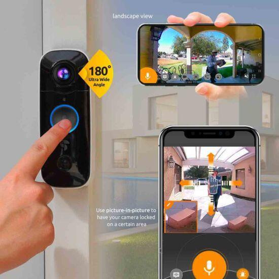 Toucan Wireless Smart Video Doorbell 2021 Full HD 1080p With Chime