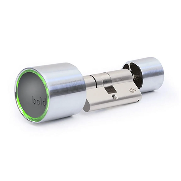 Bold Smart Lock SX-33 Smart Cylinder Keyless Door Lock Kit Silver