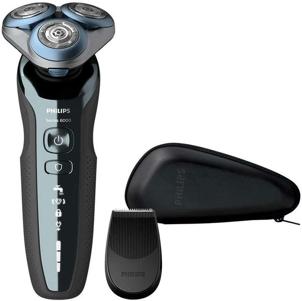 Philips Rotary Shaver 6000 Wet Dry Mens Cordless Razor With Precision Trimmer