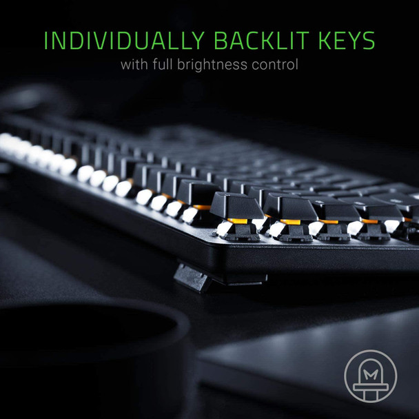 Razer BlackWidow Lite Silent Orange Mechanical Switch Wired TKL Gaming Keyboard