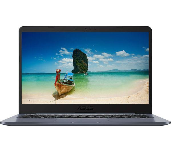 Asus E406NA 14" Laptop Intel Celeron N3350 4GB RAM 64GB eMMC Windows 10 Grey