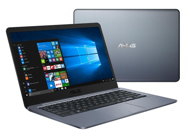 Asus E406NA 14" Laptop Intel Celeron N3350 4GB RAM 128GB eMMC Windows 10 Grey