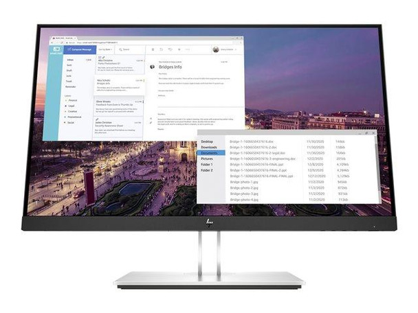 HP E23 G4 Full HD (1920 x 1080) 60Hz 23" IPS LED Backlit LCD Monitor HDMI VGA DP