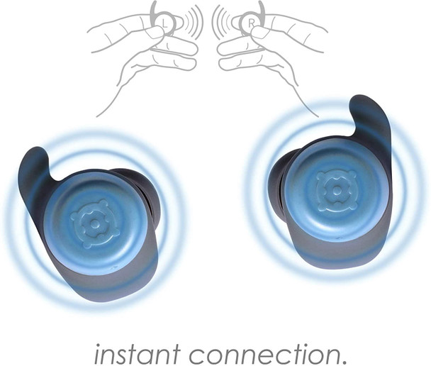 BoomPods BoomBuds XR Bluetooth Wireless In Ear IPX7 Earbuds - Ice Blue