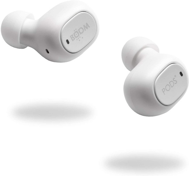 BoomPods BoomBuds Go True Wireless In Ear Sports Bluetooth Earbuds White