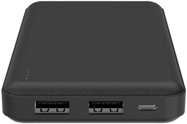 Celly Power Bank Energy 10000mah Mobile Charger Black 2 x USB 2.1A