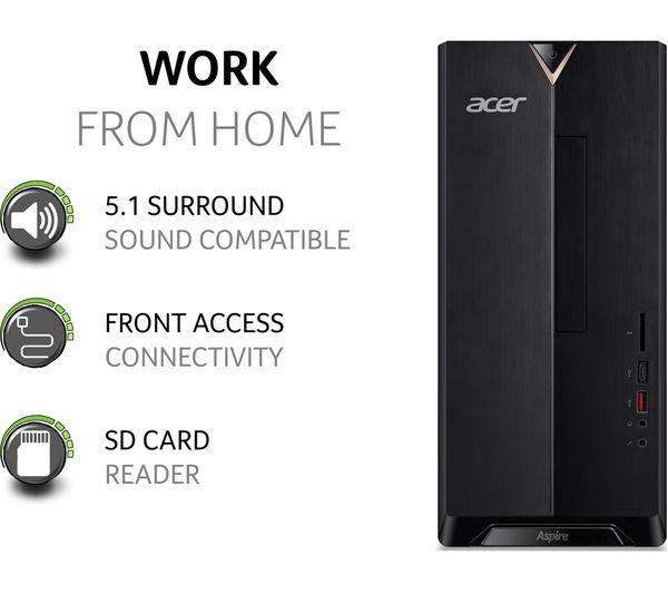Acer Aspire TC-1660 Desktop PC Intel Core i7 11700 11th Gen 8GB RAM Windows 10