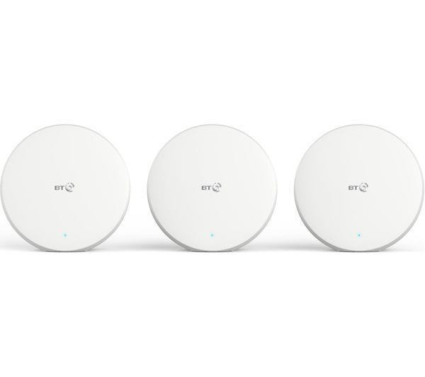 BT Mini Whole Home WiFi System Dual Band Wireless Access Points Triple Unit