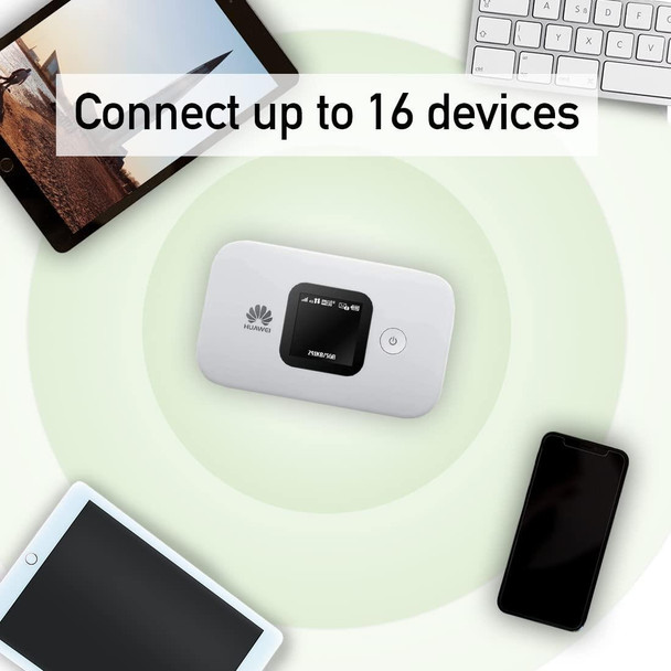 Huawei E5577 4G LTE Unlocked Super Fast Mobile WiFi Router 150Mbps White