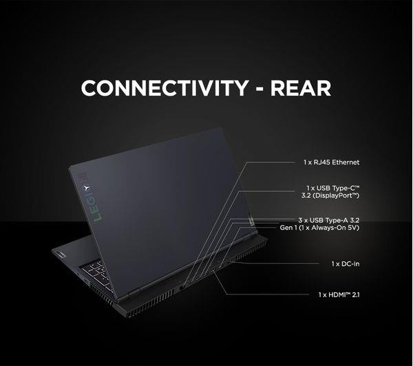 Lenovo Legion 5 15.6" 165Hz Gaming Laptop Ryzen 7 5800H 16GB GeForce RTX 3070