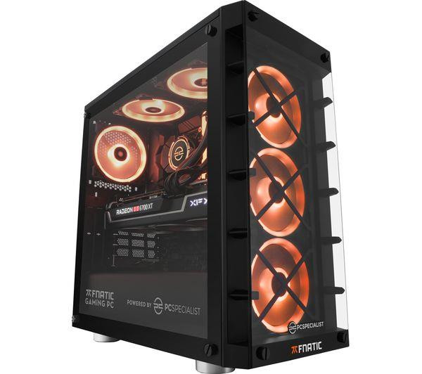 PC Specialist Fnatic Gaming PC AMD Ryzen 5 5600X 16GB RAM 2TB + 500GB RX 6700 XT