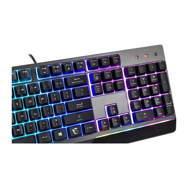 MSI Vigor GK30 RGB Backlit USB Wired Gaming Keyboard Black