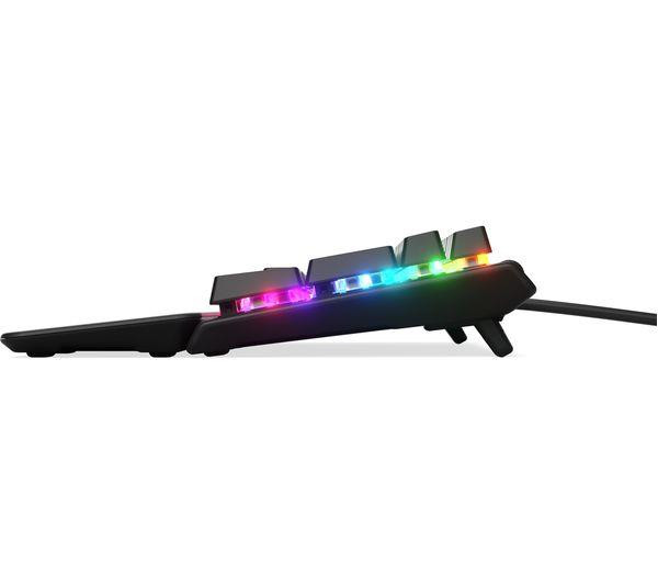 SteelSeries Apex 7 OLED Wired Mechanical Gaming Keyboard with QX2 Blue Switches