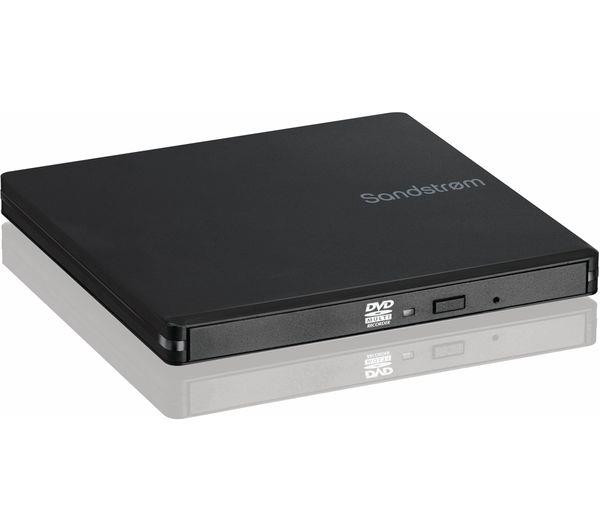 Sandstrom Ultra SEDVDBK22 External DVD Super Multi CD/DVD Writer - Black