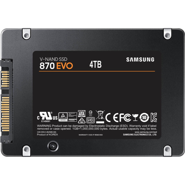 Samsung 870 EVO V-NAND 4TB 2.5" SATA III SSD Solid State Drive