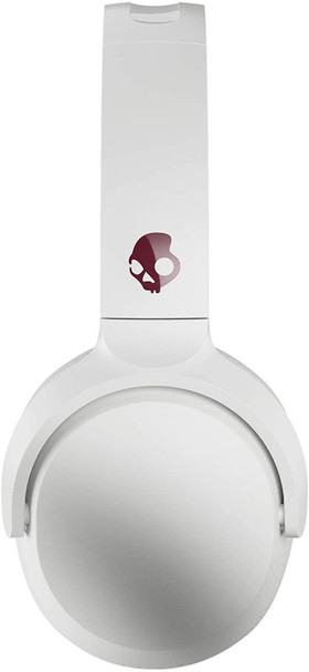 Skullcandy Riff Wireless Bluetooth On-Ear Headphones - White, Grey & Crimson
