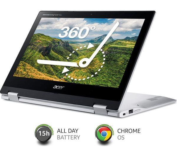 Acer Spin 311 11.6" 2 in 1 Touch Chromebook MediaTek MT8183 4GB RAM 32GB eMMC