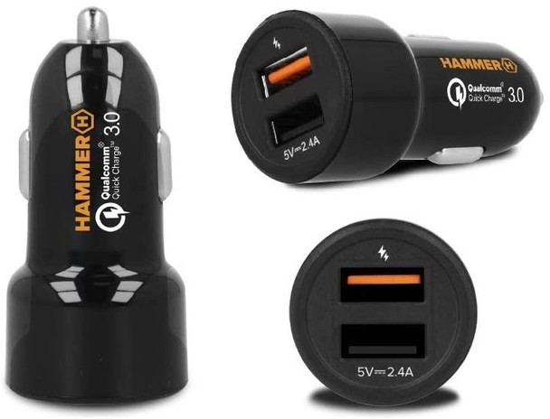 Hammer Car Express Universal Charger 30W Qualcomm QuickCharge 3.0 2 x USB