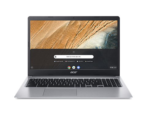 Acer Chromebook 315 Intel Pentium N5000 4GB 64GB eMMC 15.6" Touch Laptop Silver