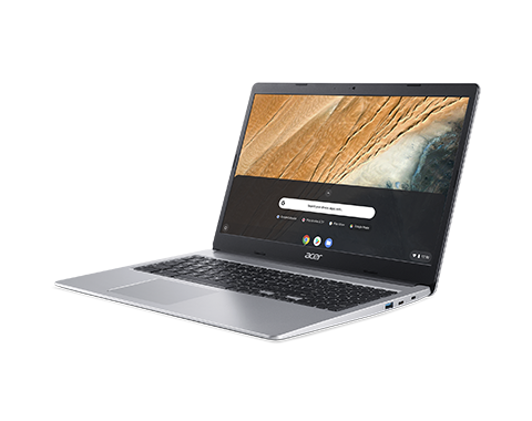 Acer Chromebook 315 Intel Pentium N5000 4GB 64GB eMMC 15.6" Touch Laptop Silver