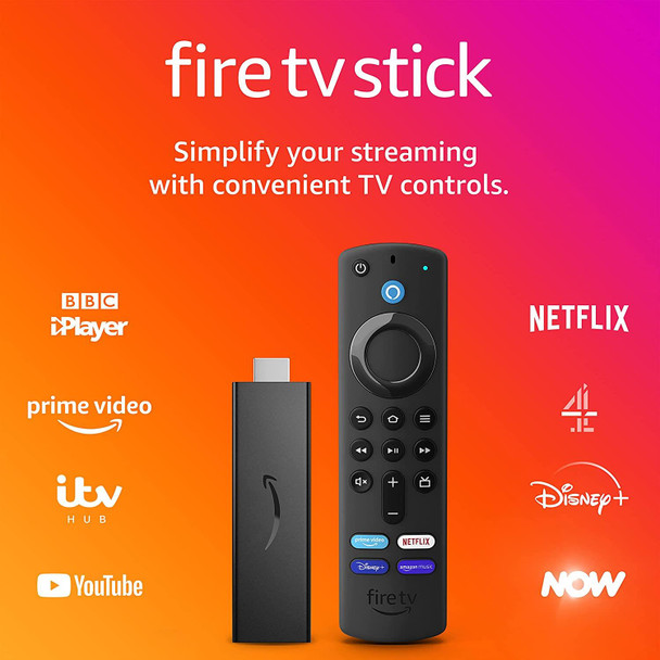 Amazon Fire TV Stick 2021 with Alexa Voice Remote FHD 1080p Streaming Device