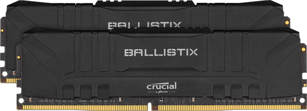 Crucial Ballistix 16GB (2x8GB) DDR4 3600Mhz RAM Gaming Memory - Black
